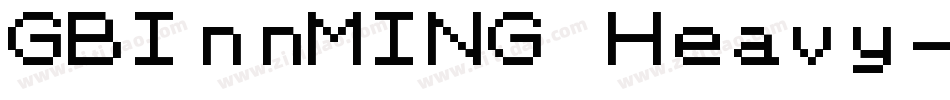 GBInnMING Heavy字体转换